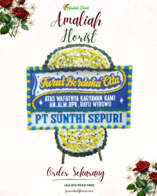 Papan Bunga Duka di Sidoharjo