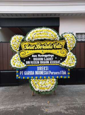 Papan Bunga Duka di Sidoharjo